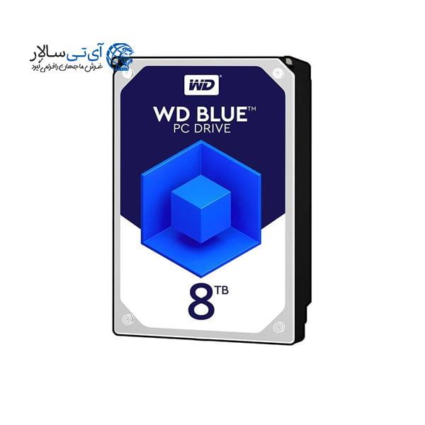 هارد اینترنال وسترن دیجیتال آبی 8 ترابایت مدل Blue WD80EZRZ